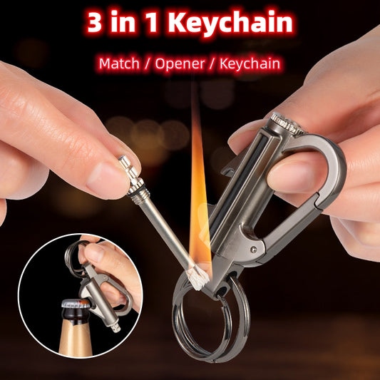 Creative®️ Metal Keychain Lighter