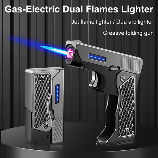 NEW Creative®️ Gas + Electric (USB) STRONG FLAME Lighter